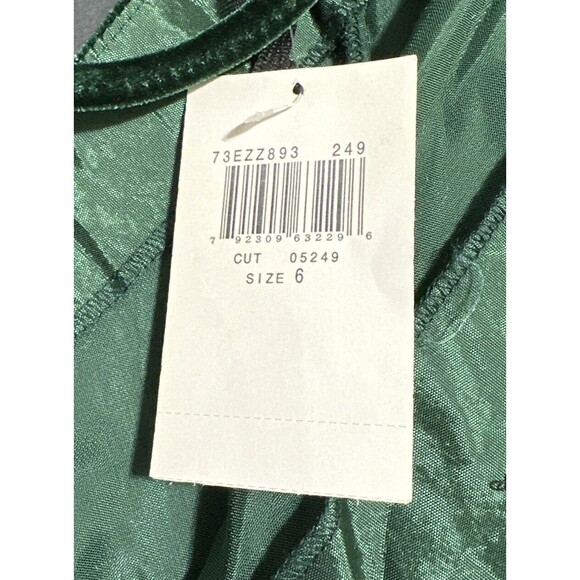 Emerald Green Strappy Front Diamond Buttons Bodycon Dress CDC Evening Size 6 - Picture 9 of 16